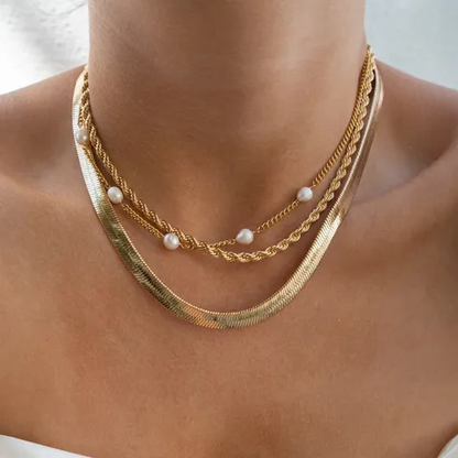 Vanity Gold Necklace