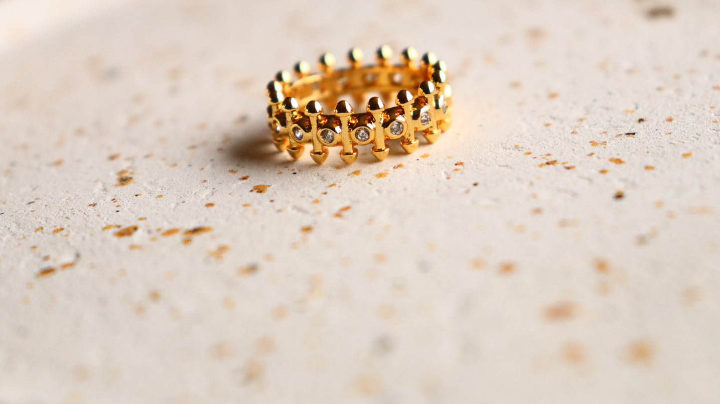 Spikey Diamond Ring