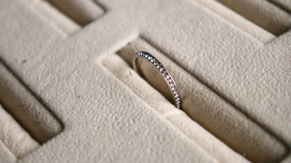 Full Thin Diamond Ring