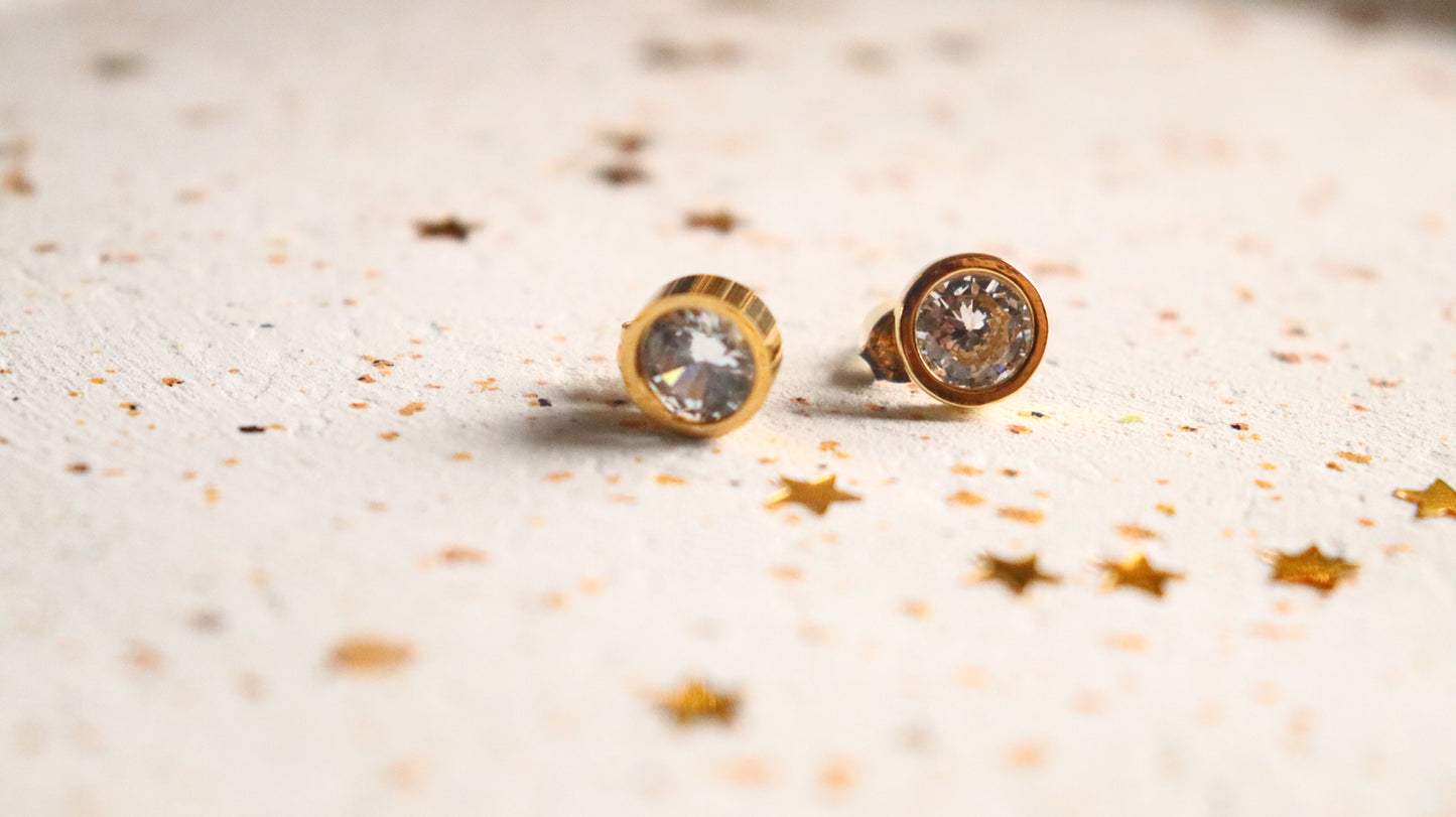 Zircon Eye Earrings