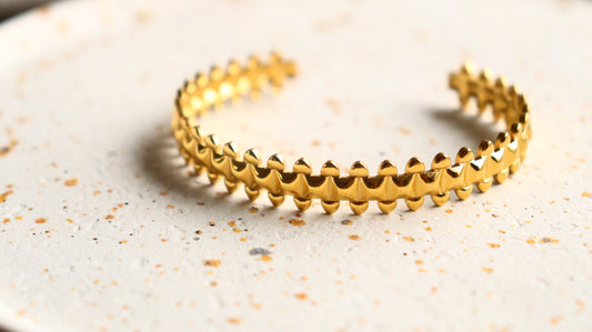 Half Spike Bangle