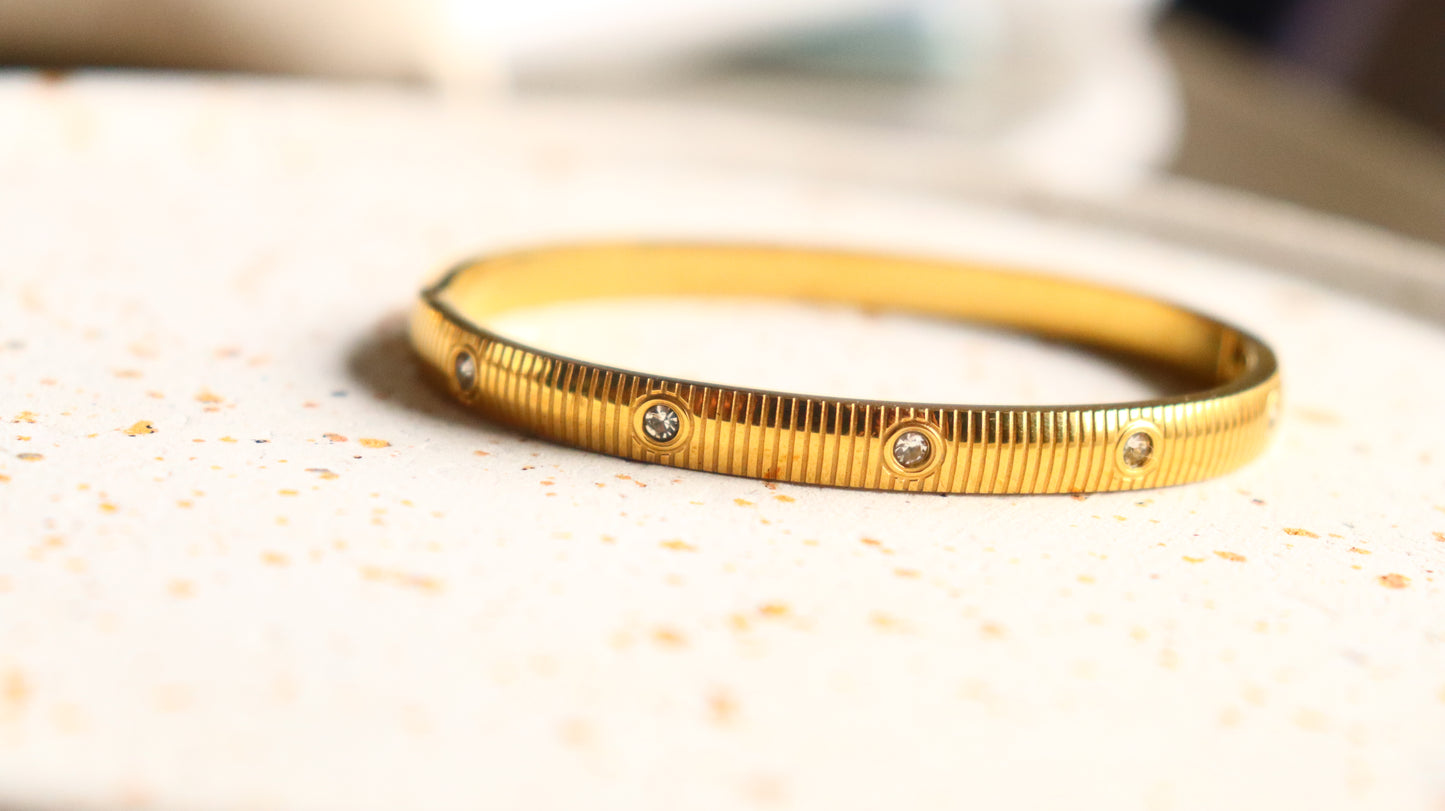 Diamond Stripes Bangle