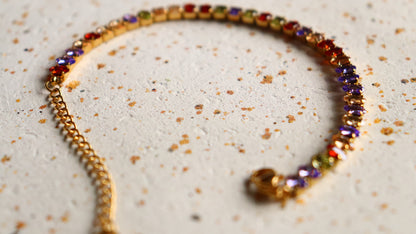 Colorful Diamonds Bracelet